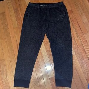 Barely Worn Roots Sweatpants - Heathered Black